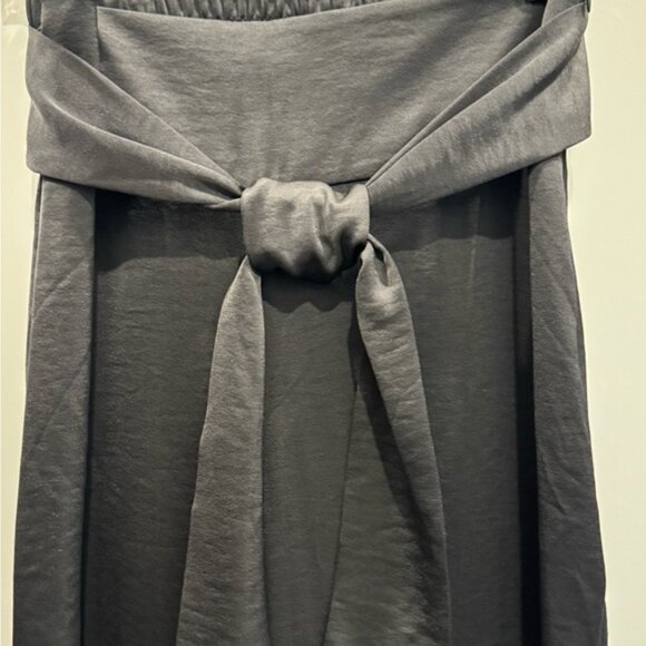 Express Black - Trouser Surfer, high-rise silky Wide-Leg Pants - size M - Picture 4 of 5